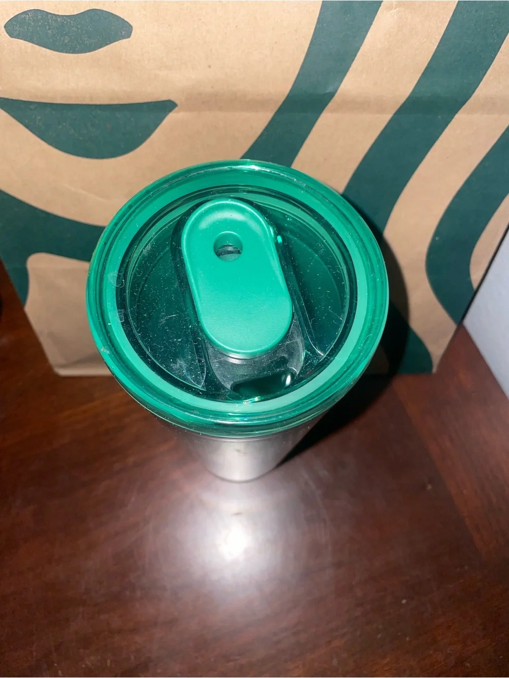 Starbucks Green Logo Travel Tumbler
